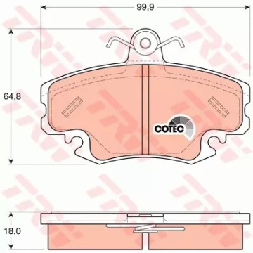 ПЕРЕДНИЕ ДИСКИ+колодки TRW RENAULT MEGANE И SYMBOL I