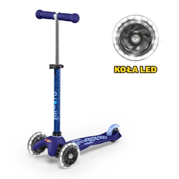 HULAJNOGA MINI MICRO DELUXE LED BLUE MMD142