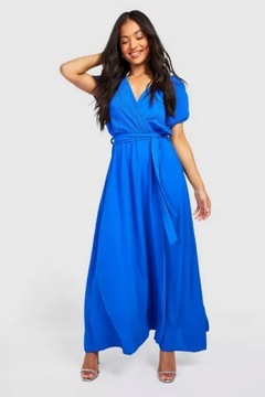 BOOHOO PETITE PLISOWANA SUKIENKA MAXI M