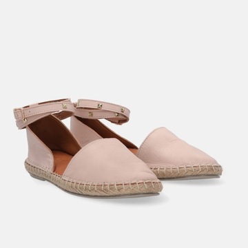 Różowe espadryle damskie VENEZIA rozm. 40