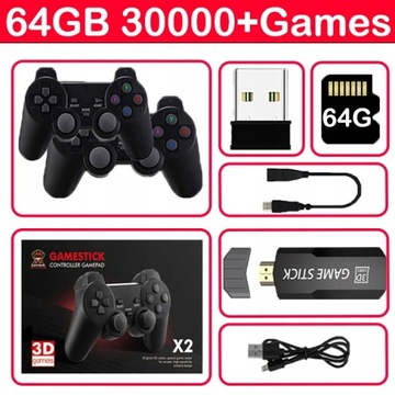 M8 64G Wbudowana konsola do gier wideo 15000 gier 2.4G