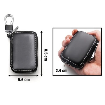 Skórzane etui pokrowiec na kluczyk AUDI A1 A3 A4 A5 A6 A7 A8 Q2 Q3 Q5 Q7 Q8