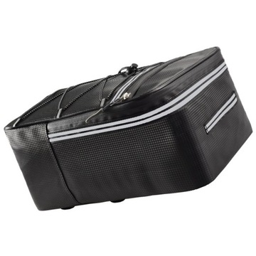 TYLNY BAGAŻNIK ROWEROWY TORBA POD SIEDZENIE TORBA NA BAGAŻ ROWEROWY TORBA ODBLASKOWA 15L