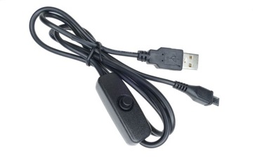 KABEL USB - MICRO USB Z PRZEŁĄCZNIKIEM RASPBERRY
