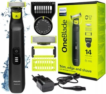 MASZYNKA PHILIPS ONEBLADE TRYMER GOLARKA PRO 360 BRODY TWARZY I CIAŁA MĘSKA