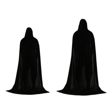 2 sztuk Halloween Cosplay Peleryny Czarodziej Kostium Z Kapturem