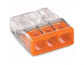 WAGO QUICK CONNECTOR РАЗЪЕМЫ ДЛЯ ПРОВОДА 3x2,5 НАБОР ИЗ 10 ШТ.