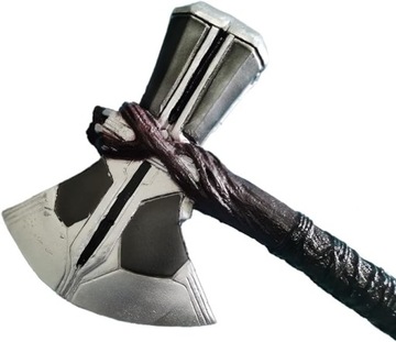 TOPÓR STORMBREAKER MŁOT THOR SUPERBOHATER COSPLAY 1:1 DUŻY 73 CM PU