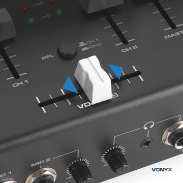 3-канальный стерео DJ/USB-микшер Vonyx