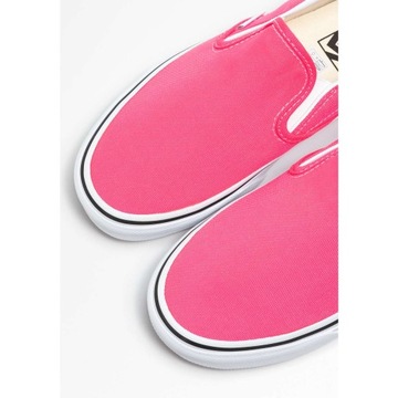 VANS Tenisówki Classic Slip-On VN0A4U38WT61 (Neon)Knockout Pnk/Tr Wht