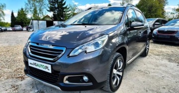 Peugeot 2008 I SUV 1.6 VTi 120KM 2014 Peugeot 2008 BENZYNA PANORAMA grzane fotele niski przebieg OKAZJA