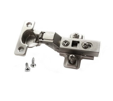 Zawias Meblowy do Szafek Frontów Wpuszczany Hydrauliczny Cichy Domyk