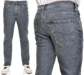 LEE spodnie REGULAR graphite jeans BROOKLYN STRAIGHT _ W32 L32