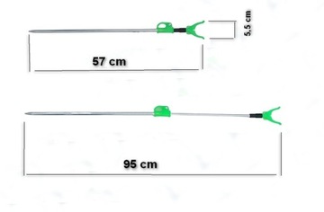 Телескопическая опора 57/95 см.