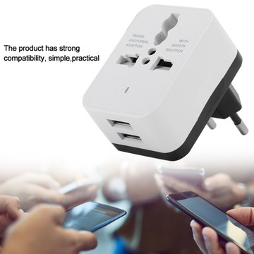 Адаптер питания 5V1A, зарядное устройство для мобильного телефона, вилка европейского стандарта, 110–250 В или 86