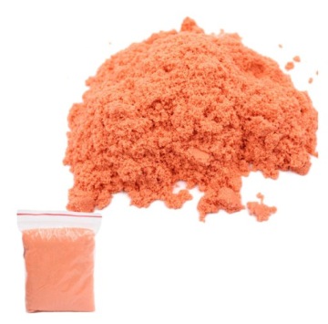PIASEK KINETYCZNY 1 KG POMARAŃCZOWY PIASKOLINA SUPER PLASTYCZNY