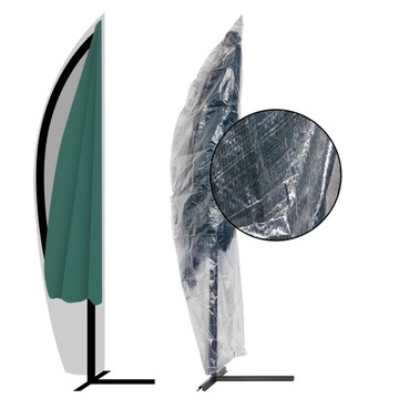 POKROWIEC NA PARASOL OGRODOWY WODOODPORNY 240cm PE