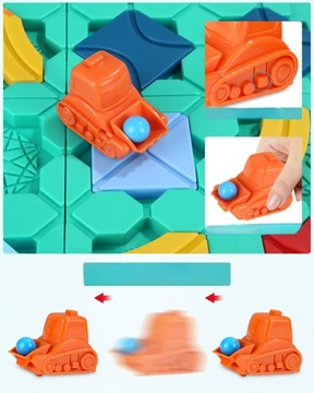 НАСТОЛЬНАЯ ИГРА-ПАЗЗЛ БЛОКИ ДОРОЖНЫЙ ЛАБИРИНТ ШАРИКИ В ПОДАРОК ​​НА ДЕНЬ РОЖДЕНИЯ 24Ч =