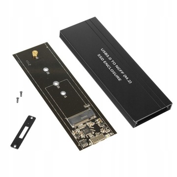 Obudowa dysku SSD M.2 SATA NGFF USB 3.0 alu BDG