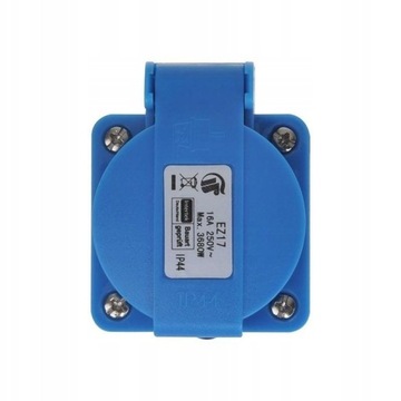 ADAPTER PRZEJŚCIÓWKA WTYCZKA CEE GNIAZDO 230V 16A NA CAMPING POLE NAMIOTOWE