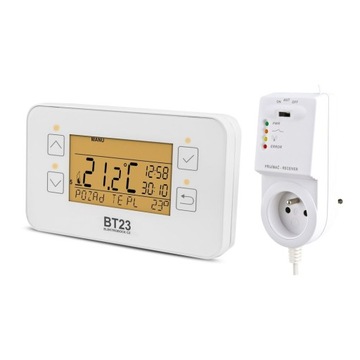 Bezprzew. termostat programowalny, dotykowy BT23