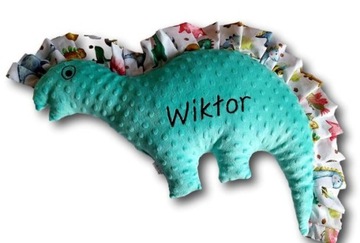 Dinozaur z imieniem maskotka miś imię prezent dinuś przytulanka gwiazdka