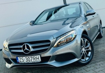 Mercedes Klasa C W205 Limuzyna 200 BlueTEC 136KM 2016 Mercedes-Benz Klasa C Avangarde Multi Led Navi Klimatronik Zarejestrowany, zdjęcie 1