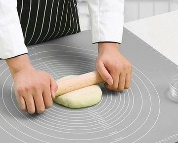 СИЛИКОНОВЫЙ КОВРИК ДЛЯ ВЫПЕЧКИ ТОРТОВ БОЛЬШАЯ ПОДСТАВКА НА СТОЛОВЫЙ 64х45см