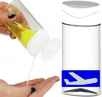 POJEMNIK BUTELKA na płyn DO SAMOLOTU travel 100ml