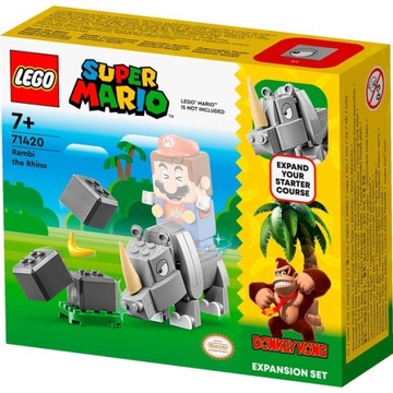 LEGO Super Mario 71420 Носорог Рэмби — дополнительный набор — 71420