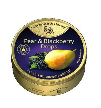 Landrynki Cavendish Pear & Blackberry 200g