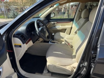 Hyundai Santa Fe II SUV 2.2 CRDi 155KM 2007 Hyundai Santa Fe 4X4 KLIMATYZACJA PARKTRONIC GRZANE FOTELE JANSNE WNETRZE, zdjęcie 4