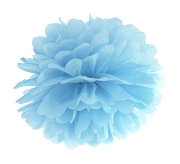 POMPONY BIBUŁOWE DEKORACJA 25CM ŚLUB URODZINY-5326