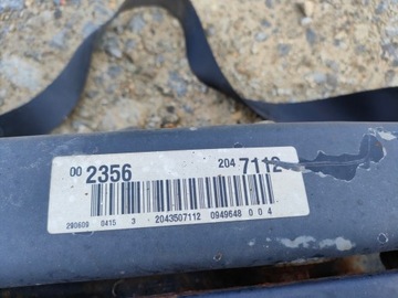 MERCEDES W204 2.2CDI WÓZEK BELKA ZAWIESZENIE TYŁ