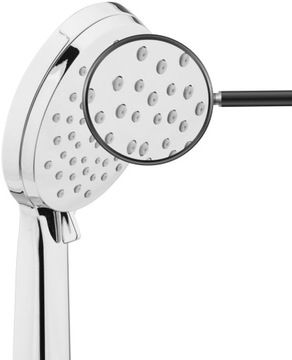 ХРОМИРОВАННЫЙ ДУШЕВОЙ РУЧКА 3 ФУНКЦИИ 100 мм WAVE