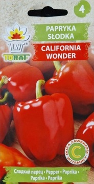 Papryka California Wonder czerwona bardzo słodka
