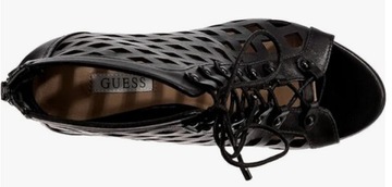 Sandały skórzane Abriele Guess FL5ABL.LEA09 czarny rozmiar 37
