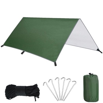 TARP TURYSTYCZNY PŁACHTA WODOODPORNA TERMICZNA SPORT 300x300cm