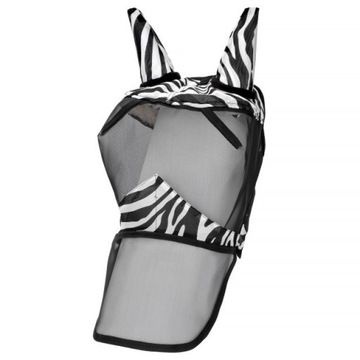 MOSKITIERA MASKA DLA KONIA PRZECIW OWADOM NA MUCHY Z NOSEM I USZAMI COB