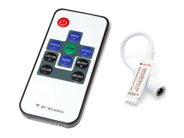 Sterownik DO TAŚM RGB z pilotem radiowym 12V 72W