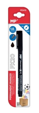 MARKER DO CD DVD SZKŁA PLASTIKU CZARNY 1,0MM MP