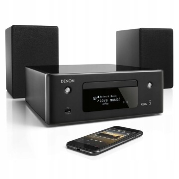 СТЕРЕОРЕСИВЕР DENON RCDN-10 С CD-ПЛЕЕРОМ, ЧЕРНЫЙ