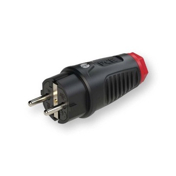 Wtyczka gum. 16A 2P+Z 230V SCHUKO IP54 0522-SR