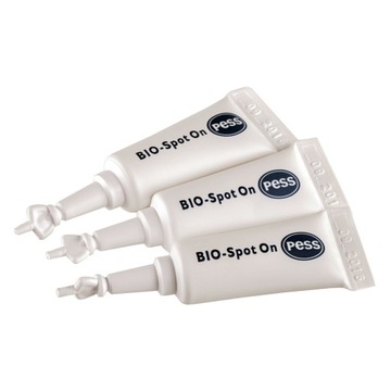 PESS BIO KROPLE PCHŁY KLESZCZE KOT PIES 4 szt x 1g