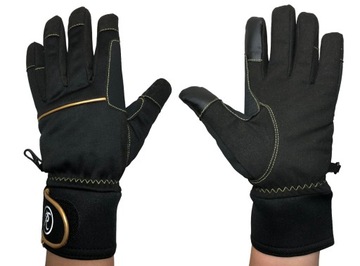 759 Damskie Rękawice Jeździeckie Ocieplane Softshell Amara Neopren TOUCH M