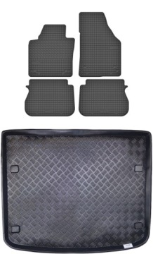 koberečky nosič pro: Volkswagen Caddy III 2004-2015 minivan 5-dveřový