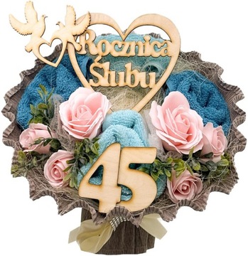 Букет полотенец ПОДАРОК ​​на юбилей 50 лет свадьбы