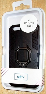 ETUI plecki do APPLE IPHONE 6/6S czarne