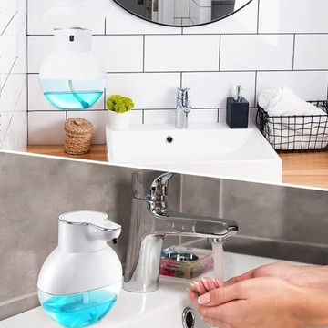 Бесконтактный автоматический настенный дозатор мыла, 400 мл, с сенсором