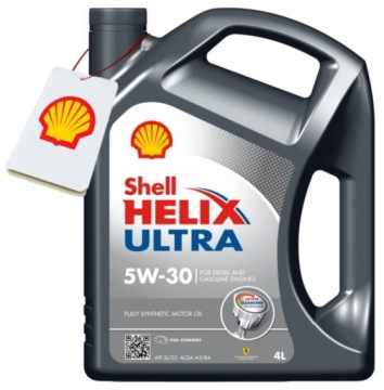 Моторное масло SHELL HELIX ULTRA 5W30 4 л + СЕРВИСНЫЙ ПАКЕТ БЕСПЛАТНО